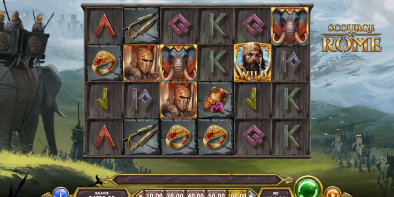 Nổ hũ chiến binh La Mã tái hiện đấu trường colosseum sống động